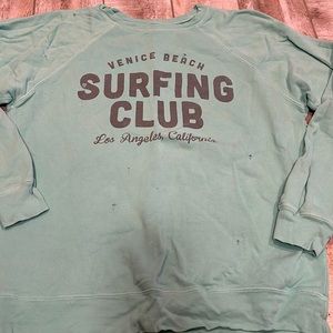 Free People distressed sweatshirt